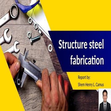 Steel Structure Fabrication and erection (Ravi Choudhary).pptx