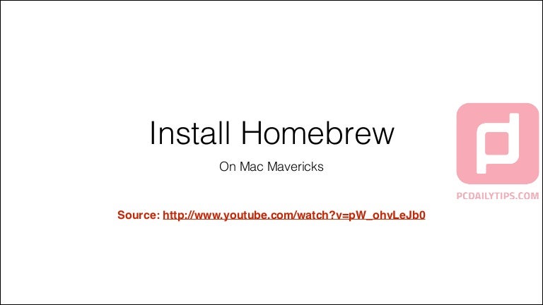 homebrew for mac download