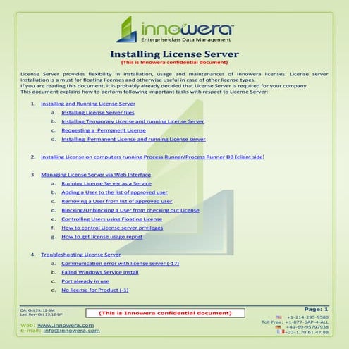 Installing license server | PDF