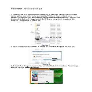 Install ms visual basic
