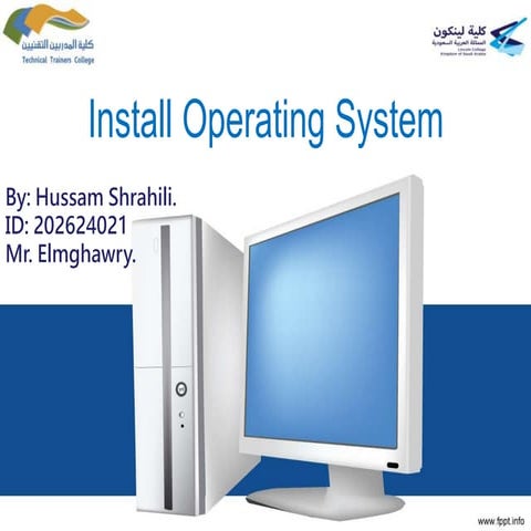 Install operating system | PPT