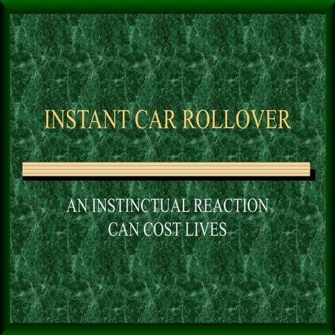 Active rollover Protection (ARP) | PPTX