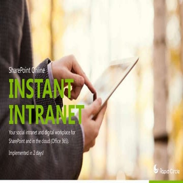 Instant Intranet | Binnen één dag geïmplementeerd