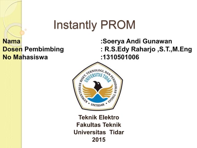 Instantly prom