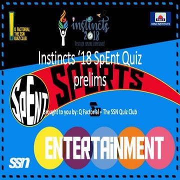 Instincts '18 SpEnt Prelims