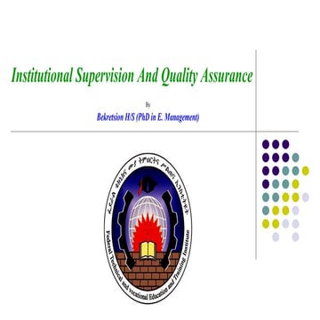 institiutional supervission handout pptx