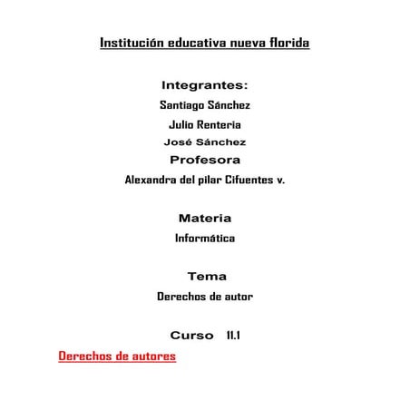 Institución educativa nueva florida