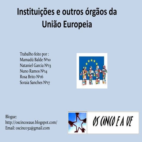 Instituições e órgãos da união europeia