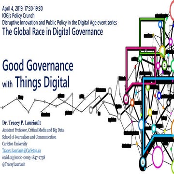 Good Governance with Things Digital 