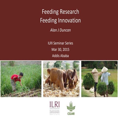 Feeding research and feeding innovation