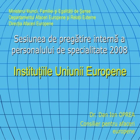 Institutiile Ue Sp08