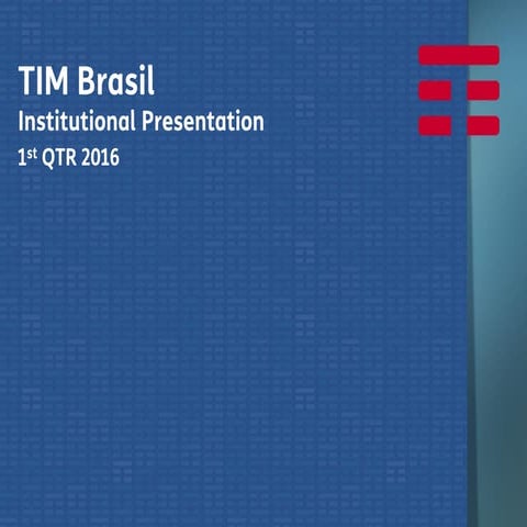 Institutional Presentation 1Q16