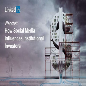 How Social Media Influences Institutional Investors 