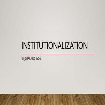 Organizational theories and the educational organization | PPTX