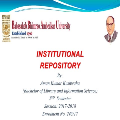 Institutional repository by Aman Kr Kushwaha