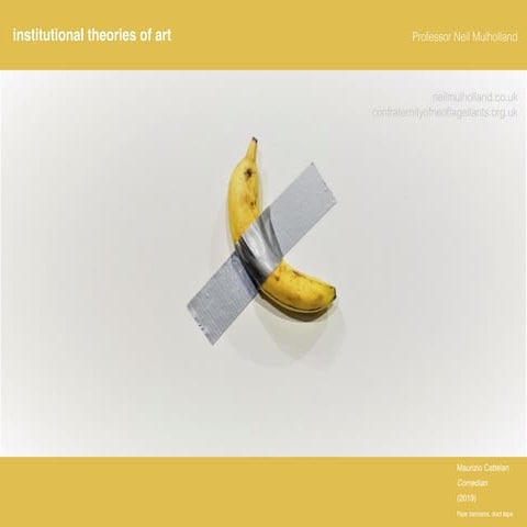 Institutional Theories of Art