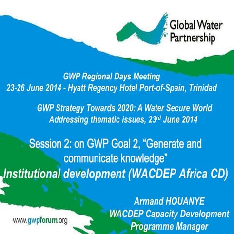 Institutional WACDEP Africa - Goal 2