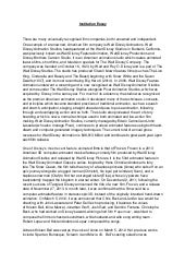 Institution essay - Frozen and 12 Y...