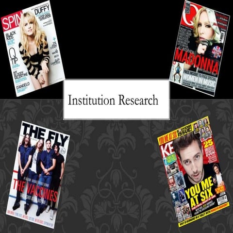 Mood board for Magazine Contents Page | PPTX