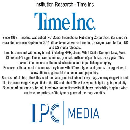 Institution Research