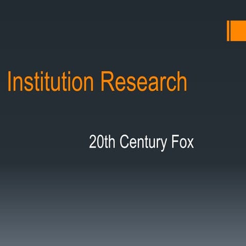 Institution research a2