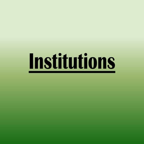 Institutions mac