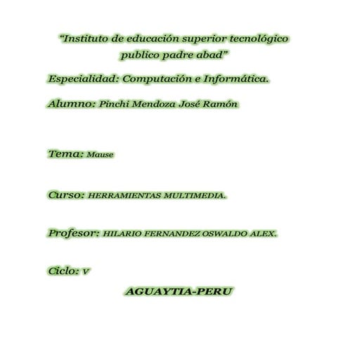 Instituto de educación superior tecnológico publico padre abad