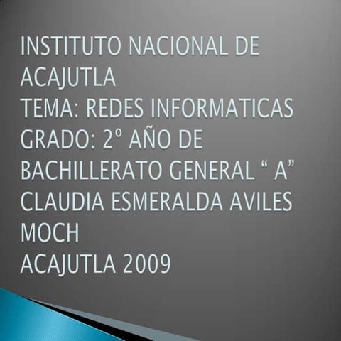 redes informaticas