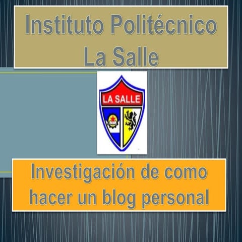 Instituto politécnico la salle