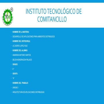 Instituto tecnológico de comitancillo