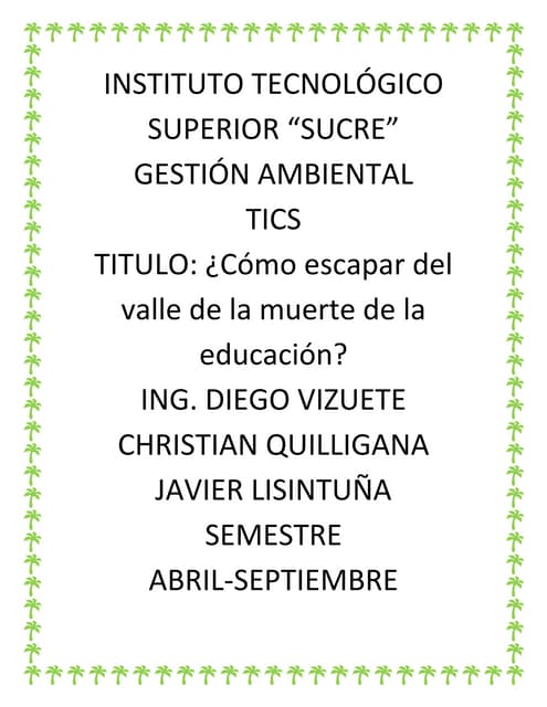 Instituto tecnológico superior sucre