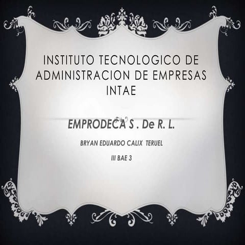 micro empresa de chocolates
