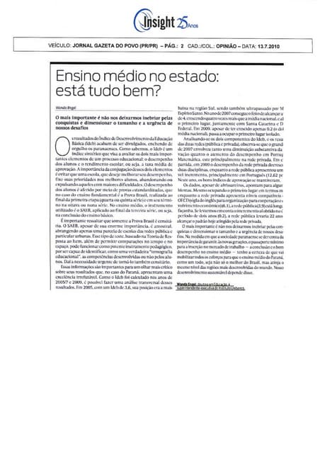 Wanda Engel - Ensino médio no estad...