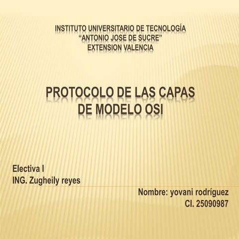 Instituto universitario de tecnología electiva I 