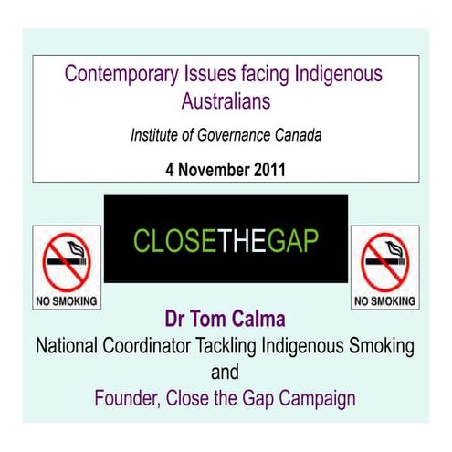 Indigenous Health and Closing the Gap | PPTX