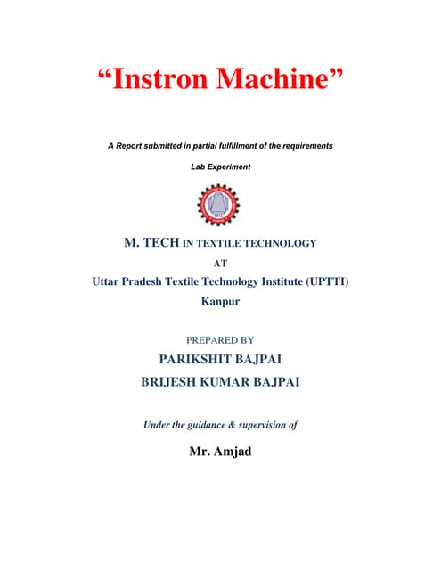 Instron machine