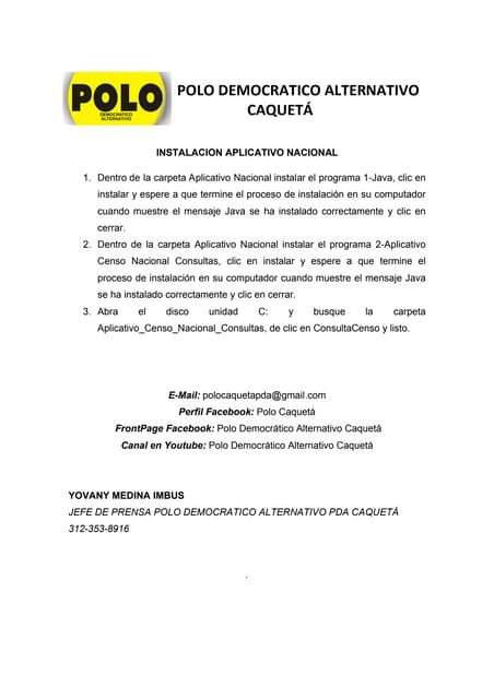 Instrucciones de Instalación-Polo D...