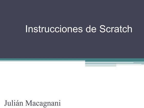 Bloque apariencia SCRATCH | PPT