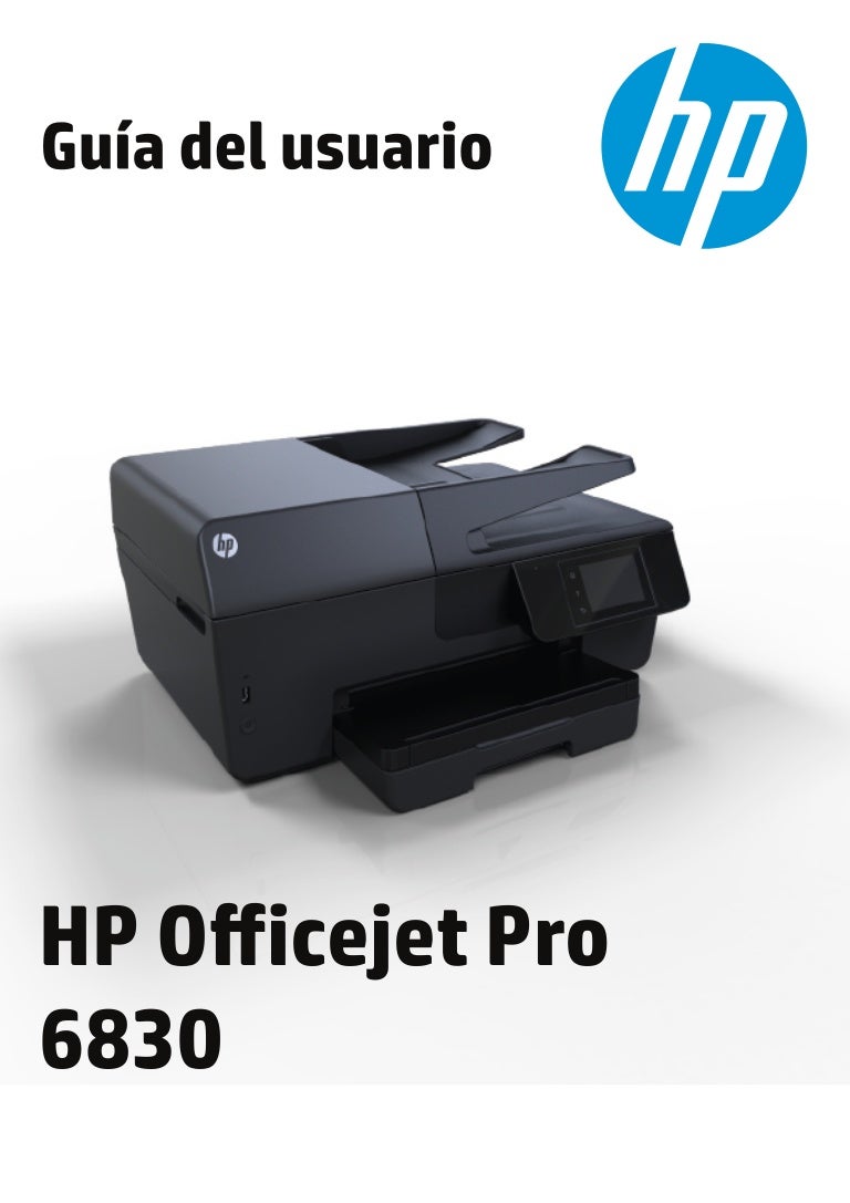 Instrucciones hp 6830