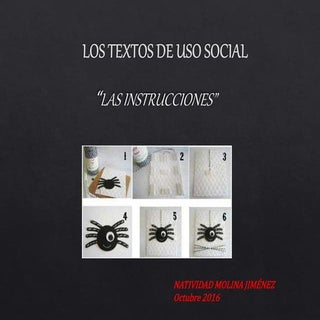 Instrucciones para adornos de miedo