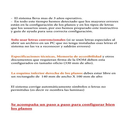 instrucciones para viñetas de planos en plataforma SEO Concepción -DOM Concep...