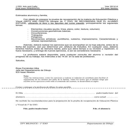 Instrucciones pendientes epv_1_eso_inglés