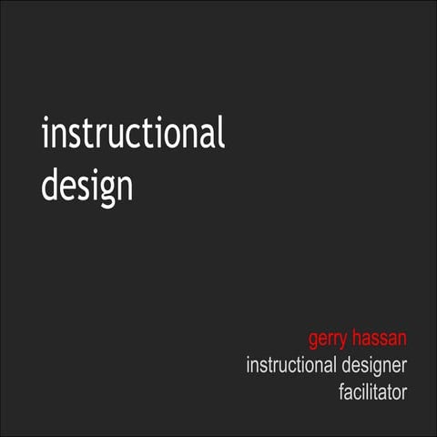 Instructional Design