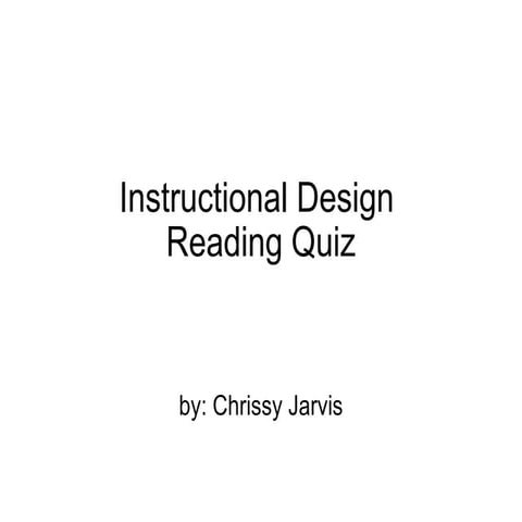 Instructional design reading_quiz