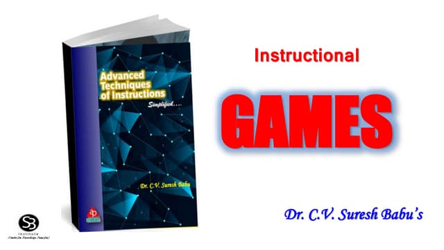 Introduction to Instructional games 