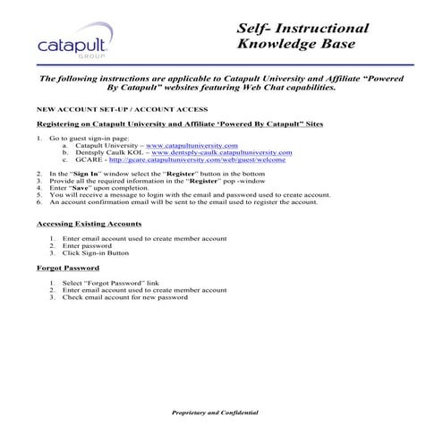Instructional knowledge base 1.0