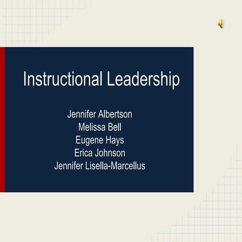 Instructional leadership