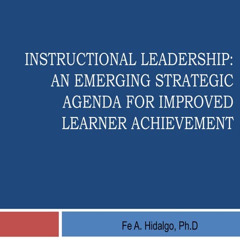 Instructional leadership 05.26.12