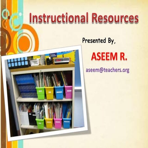 Instructional Resources