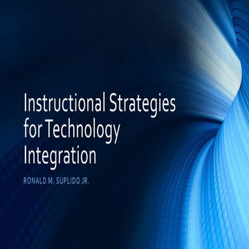 Instructional strategies for technology integration